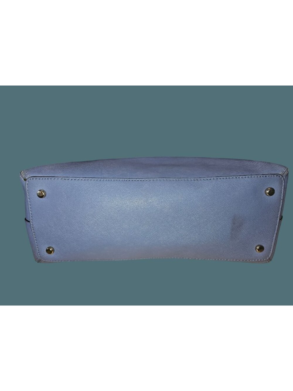 Kate Spade Blue Cameron Street Satchel Crossbody Saffriano Leather Bag - Picture 8 of 16